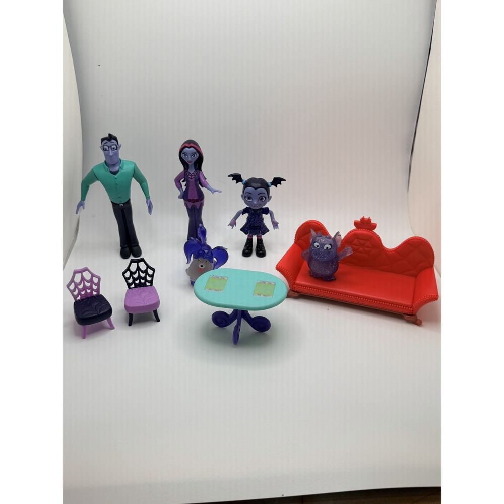 Disney Vampirina Scare B&B Figures Furniture Accessories Dollhouse Toy Lot